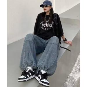 ジーンズ デニムカーゴパンツ_ユニセックス メンズ レディース