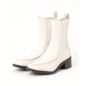 ブーツ piedi nudi/ピエディヌーディ 本革 モカシン ショートブーツ レディース