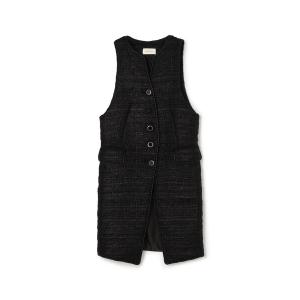Ballsey（ボールジィ） ベスト ジレ フェザーヤーン ペプラムベスト