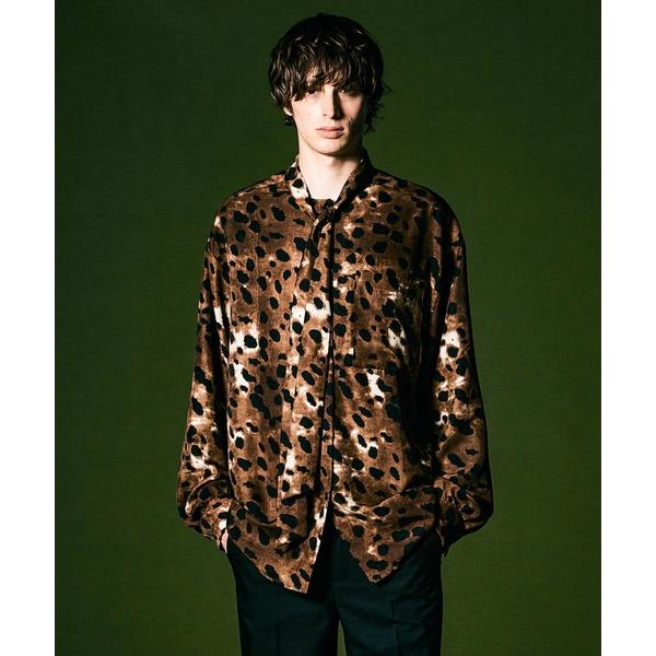 シャツ Leopard Ribbon SH / レオパードリボンシャツ メンズ レディース