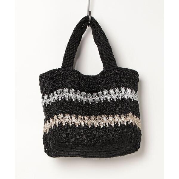 トートバッグ 「Swaraj/スワラージ」ハンドニットボーダートート レディース メンズ