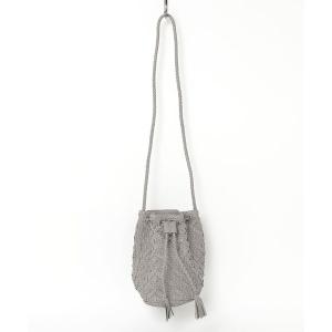 ショルダーバッグ バッグ 「Swaraj/スワラージ」ゴート編み巾着ショルダーBAG レディース メンズ