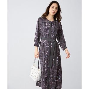 ワンピース ハーバルフロープリント8分袖 ワンピースの商品画像