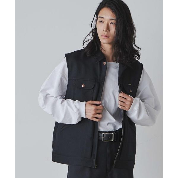 ベスト ジレ ∴WEGO/「セットアップ対応」別注Wrangler vest メンズ レディース