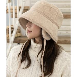 レディース 帽子 ハット ボアドッグイヤーハット