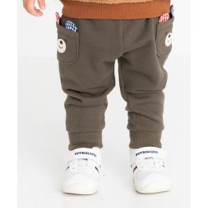 パンツ ポケット顔ドン リブ付きスウェットパンツ キッズ 子供服 男の子 女の子｜ZOZOTOWN Yahoo!店