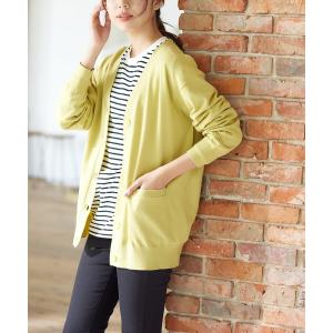 カーディガン ヒアルロン酸Ｖネックカーディガン レディース