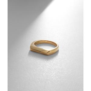 COCOSHNIK（ココシュニック） 指輪 リング K10ミル縦溝リング