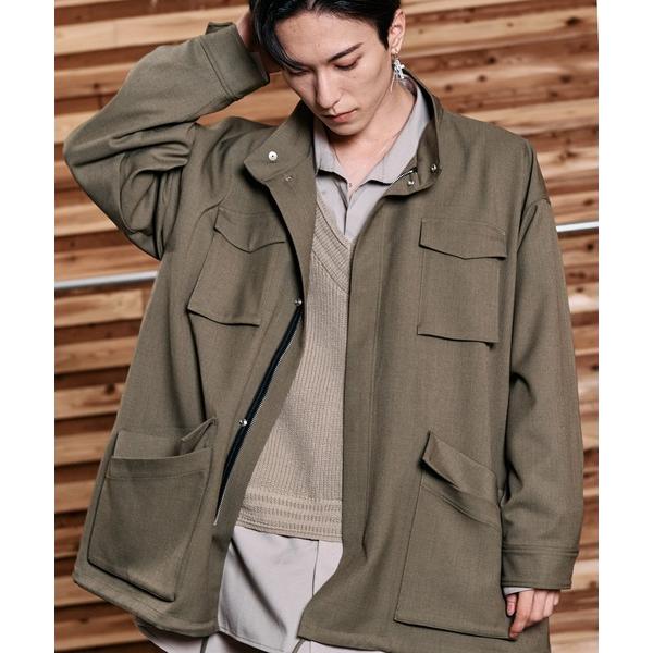 ミリタリージャケット モッズコート 「NO ID.」M-65 Type Big Short Coat...