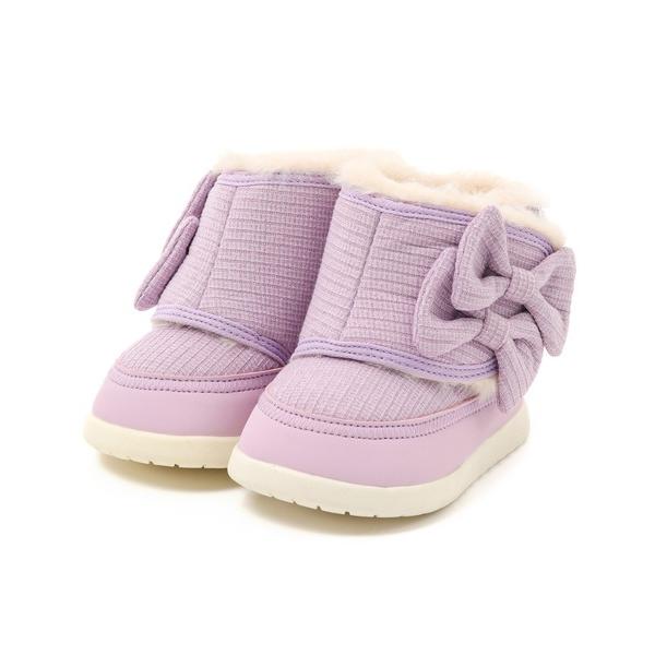 ブーツ BABY｜ifme CALIN Wild flower series ラメニット ダブルリボ...