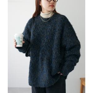 ニット セーター 「9色展開!/WEB限定」ブークレシャギープルオーバー「ユニセックス」 レディース メンズ
