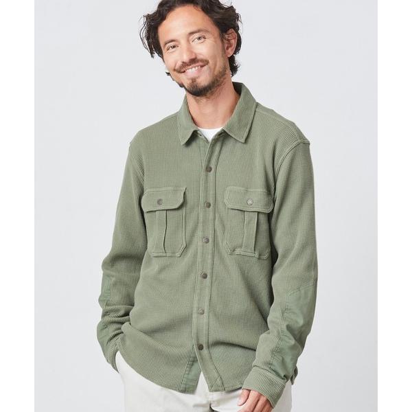 シャツ ビーンビルト・ワッフル・オーバーシャツ、トラディショナル・フィット （ゆったりフィット）　 ...