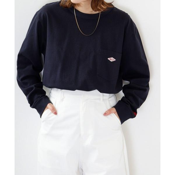 tシャツ BALL ヘビーウェイトコットン天竺 ポケット付き ワンポイント長袖Tシャツ メンズ レデ...