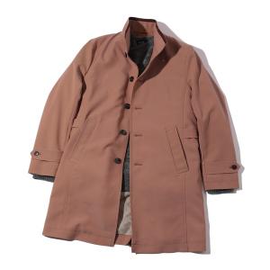 ステンカラーコート コート 「ACTIVE TAILOR」リサイクルポリエステルスタンドカラーコート メンズ