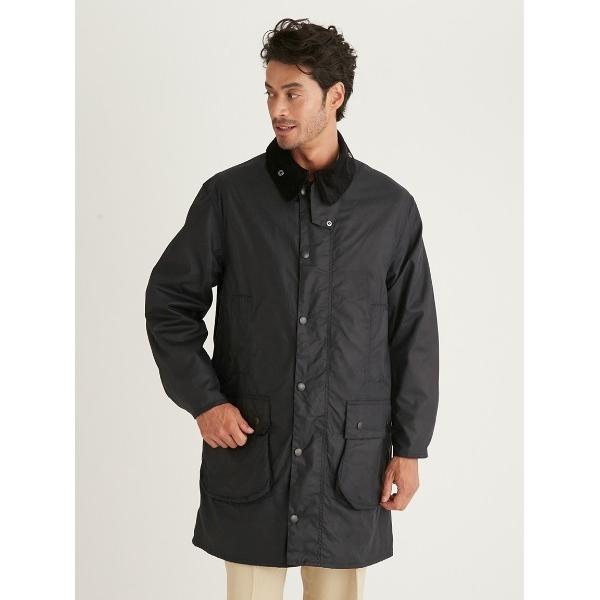 ブルゾン アウター 「BORDER / ボーダー」ワックス コットン コート （ オーバーサイズ フ...