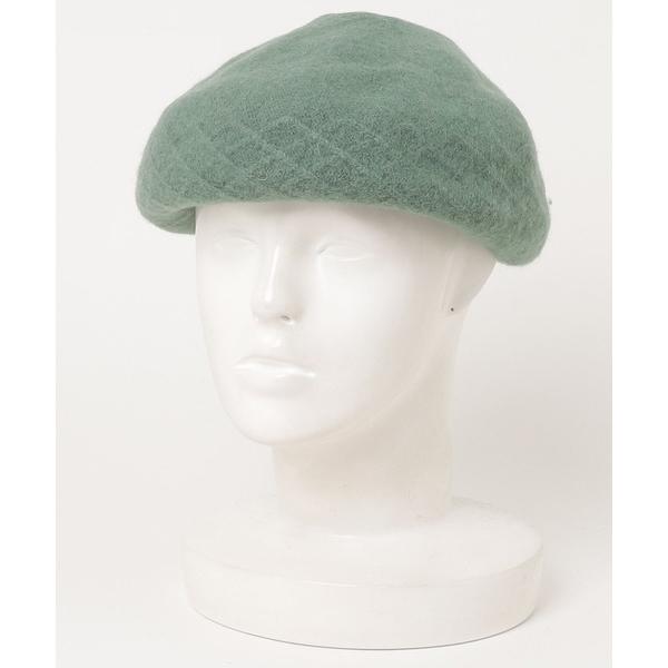 帽子 ベレー帽 PAGE ONE 編み立て柄入りベレー レディース