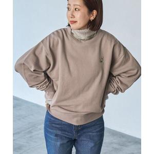 スウェット USAコットン裏毛ベア刺繍スウェット