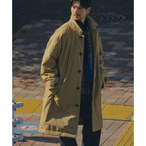 ステンカラーコート SHIPS:「撥水」Thinsulate 中綿 ステンカラーコート