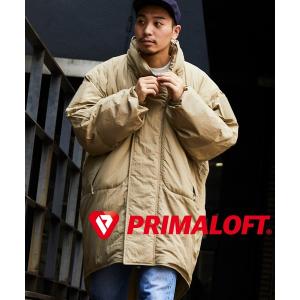 ダウンジャケット ダウン 限定展開 ビッグシルエット プリマロフト モンスターパーカー / 中綿ミリタリージャケット メンズ