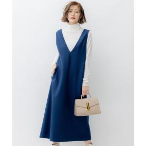 23区 / ウールストレッチツイルピンタック長袖ワンピース/38/ポリエステル/NW.6512// 23区◇ウールストレッチツイルピンタック長袖ワンピース/38