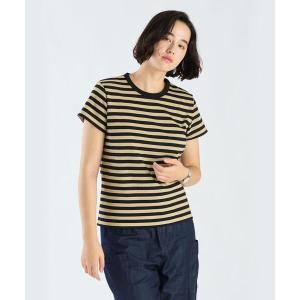 agnes b.（アニエスベー） tシャツ 細ボーダー コットン 長袖 Tシャツ