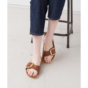 「BIRKENSTOCK」 フラットサンダル 38 ブラウン レディース｜zozo