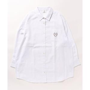 ブラウス シャツ 「ARNIE ARNOLD PALMER/アーニーアーノルドパーマー」オーバーサイズ ストライプ　オックスシャツ レディース