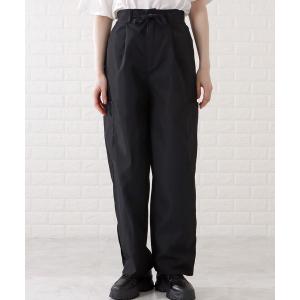 カーゴパンツ ウエストリボン付きワイドカーゴパンツ レディース｜ZOZOTOWN Yahoo!店