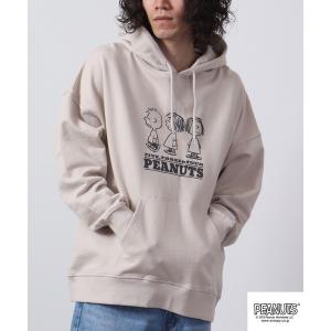 パーカー レディース PEANUTS ヘビーウェイトト ヴィンテージ スヌーピー 裏毛 パーカーの商品画像