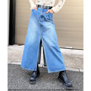 Whim Gazette（ウィム ガゼット） デニムスカート デニムスリット