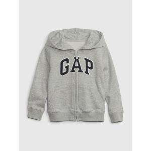 パーカー  Babygap Gapロゴ ジップアップパーカー キッズ 子供服 男の子 女の子