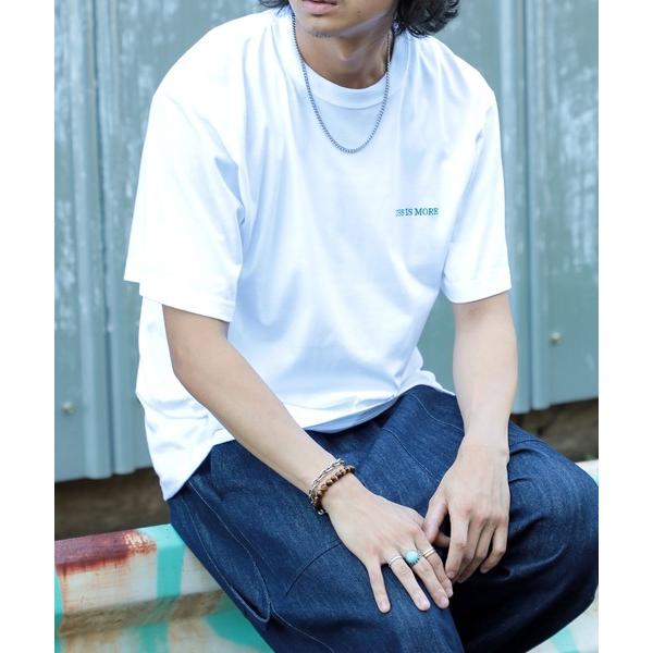 tシャツ 「MAISON CLUB」ワンポイント刺繍Basic Tee  LESS IS MORE ...