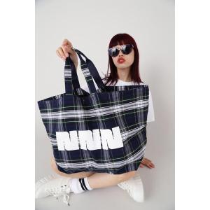 トートバッグ バッグ レディース 「NBB WEEKEND」マルチチェックトートバッグ (UNISEX)｜zozo