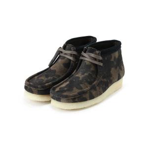 シューズ モカシン デッキシューズ メンズ 「Clarks/クラークス」Wallabee Boot / メンズ ワラビー ブーツ｜zozo