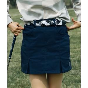 DESCENTE GOLF デサントゴルフ インナー付 スカート ブラック系 L