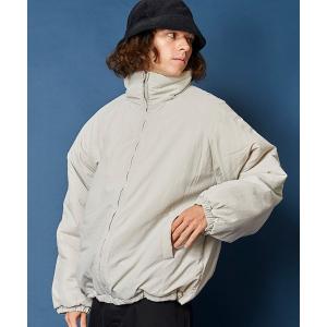 ダウンジャケット ダウン ボリュームハイネック撥水ナイロンエコダウンジャケット メンズ レディース