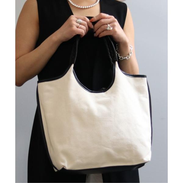 トートバッグ 「グッシオベーシック」キャンバストートバッグ　パイピング レディース