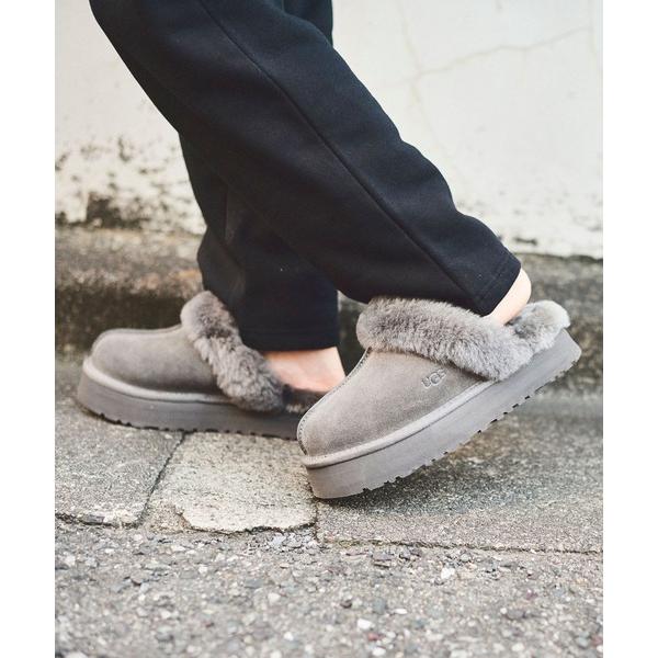 「UGG」 フラットサンダル 23.0cm グレー レディース