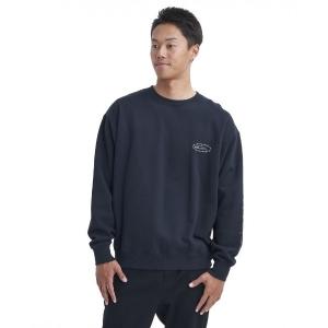 スウェット メンズ MIKEY CREW SWEAT/クイックシルバー有刺鉄線デザインソフトタッチクルーネックスウェット