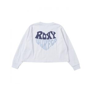 tシャツ Tシャツ キッズ MINI ROXY SURF CLUB/ロキシーキッズハートグラフィックブランドロゴロングスリーブトップス