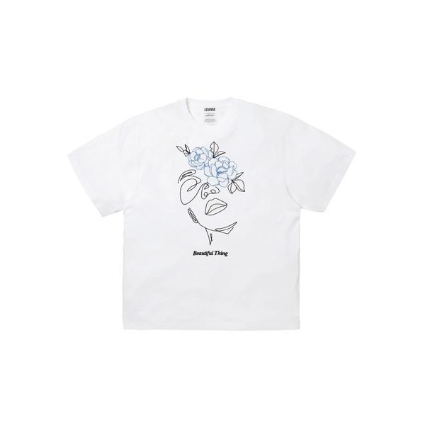 tシャツ レジェンダ ビューティフル シングライン アート エンブロイダリー Tシャツ / LEGE...