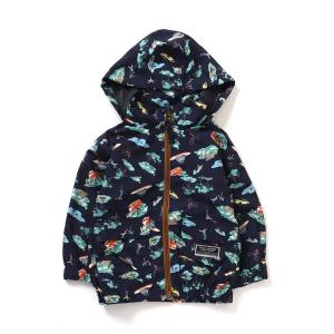 ブルゾン ジャンバー アウター 「撥水加工/フード収納」カラバリウィンドブレーカー キッズ 子供服 男の子 女の子