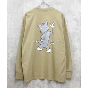 tシャツ TOM＆JERRY　トム＆ジェリー　BIG　長袖Tシャツ メンズ レディース