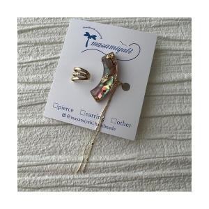 Phoebe（フィービー） ピアス 「K10」フルールパールフープピアス/淡水 