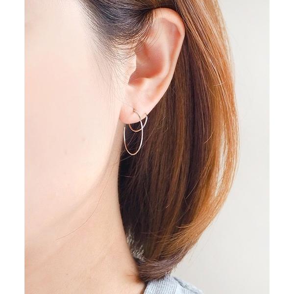アレルギー対応 ピアス 「itam」アイタム/ スパイラルダブルピアス レディース