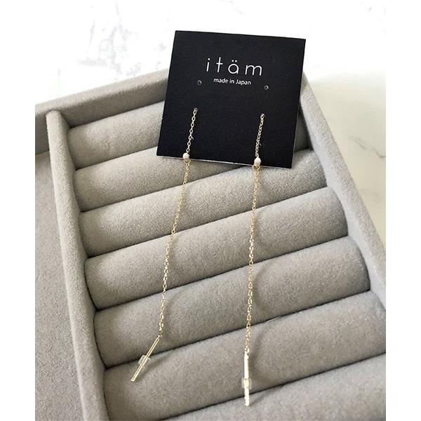 アレルギー対応 ピアス 「itam」アイタム/ パールチェーンピアス レディース