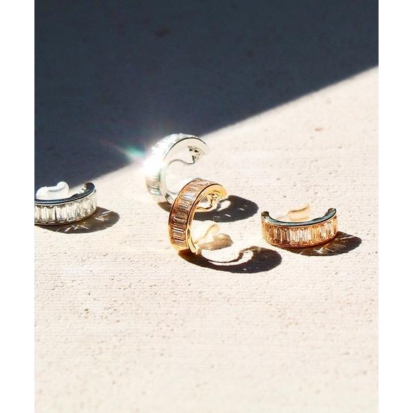 イヤリング 「itam」アイタム/ キュービックジルコニアノンホールピアス/ 金属アレルギー対応　イ...