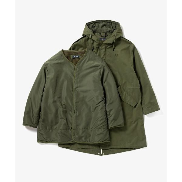 モッズコート コート Fur Lined Fishtail Parka／ファーライナーフィッシュテー...