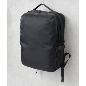 デイバック リュック 撥水ナイロン 2層式 スクエア バックパック ビジネス対応 A4・B4・PC収納対応モデル メンズ レディース