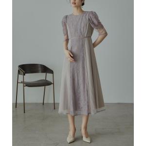 ANY SIS（エニィスィス） ドレス 「Lily Calin」ラインエンブロイ